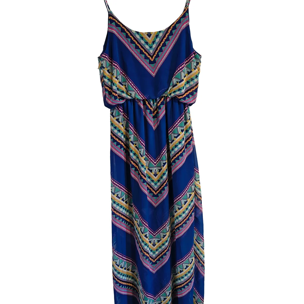Multicolor Chevron Maxi Dress - Picture 5 of 5